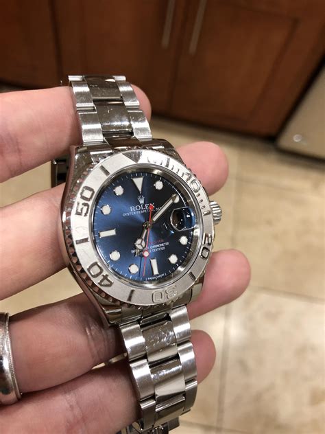 blue rolex yacht master|Rolex yachtmaster blue dial 40mm.